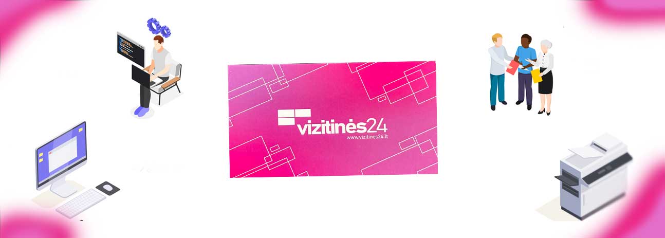 Vizitinės kortelės skubiai
