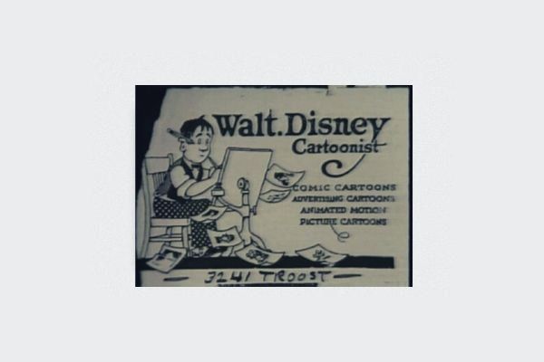 Walt Disney vizitinė kortelė